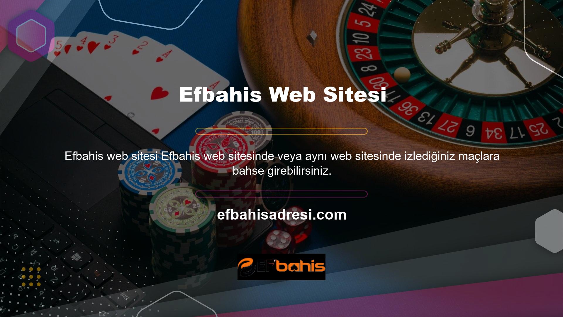 Herhangi bir sorundan kaçınmak ve Efbahis giriş işlemini sorunsuz bir şekilde tamamlamak için, güncellenmiş giriş adresini ve işlem için güncellenmiş giriş adresini kullanmanız tavsiye edilir